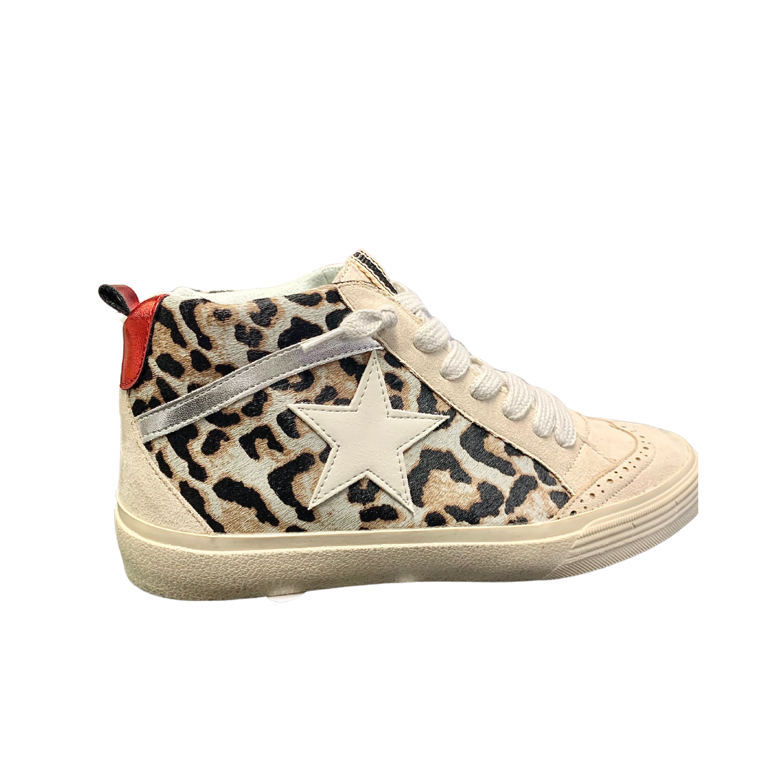 Grey Leopard Sneaker
