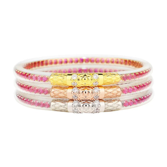 THREE QUEENS ALL WEATHER BANGLES® (AWB®) - EPIC PINK