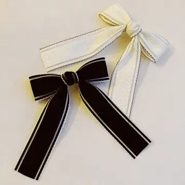 Pretty Edges Bow Hair Clip Set