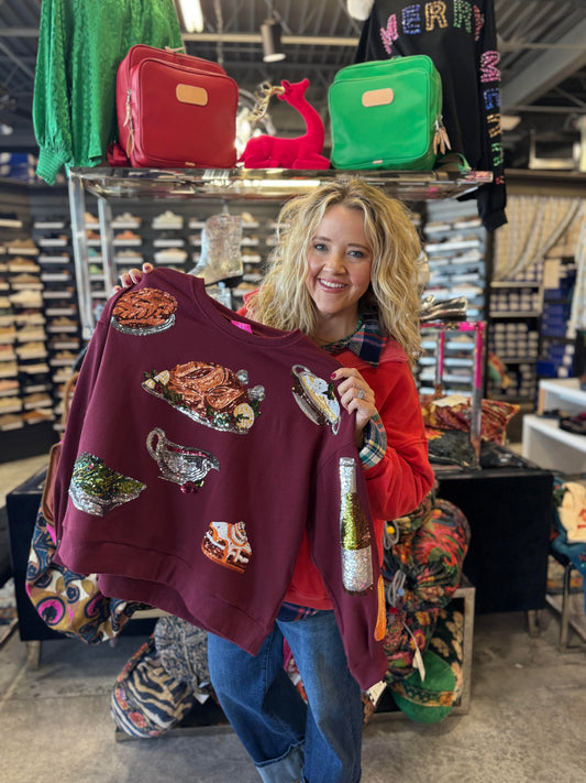 Maroon Turkey Sweatshirt