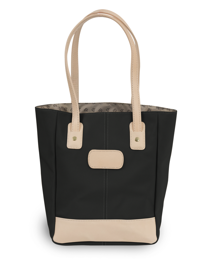 Leather Tote Bag With Large Outside Pocket. 4 Colors 